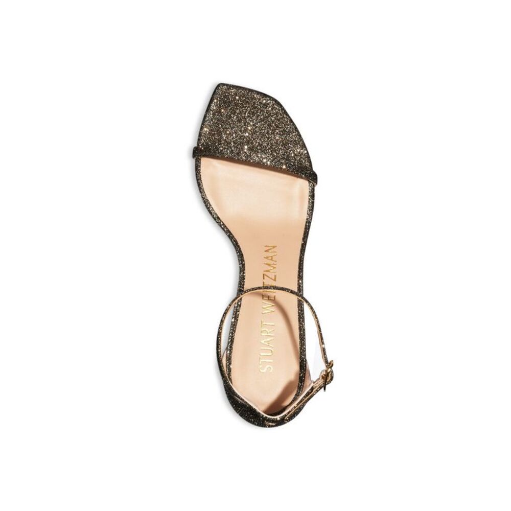 STUART WEITZMAN Womens Brown Nudist Open Toe Stiletto Heeled Sandal 6.5 M - Picture 3 of 3